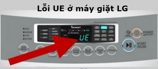 Cách sửa máy giặt LG báo lỗi UE tại nhà