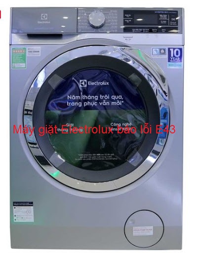 Máy giặt Electrolux báo lỗi E43 cách xử lý tại nhà từ A - Z