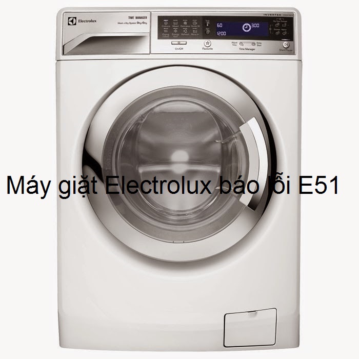 máy giặt electrolux báo lỗi e51