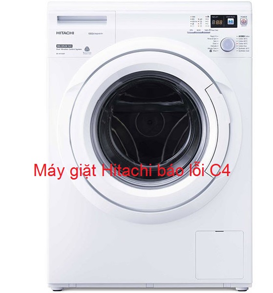 máy giặt hitachi báo lỗi c4