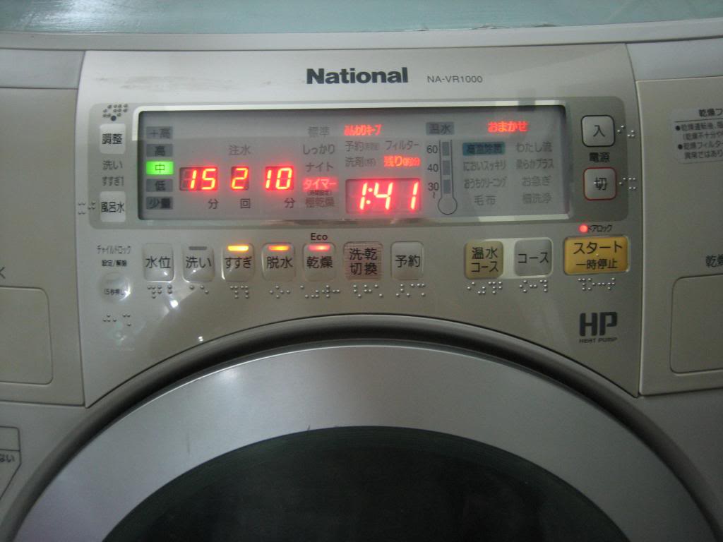 máy giặt National báo lỗi h97