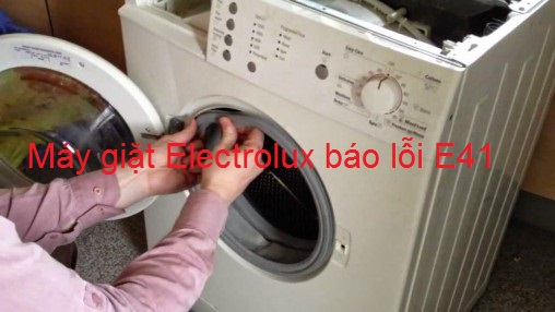 máy giặt electrolux báo lỗi e41