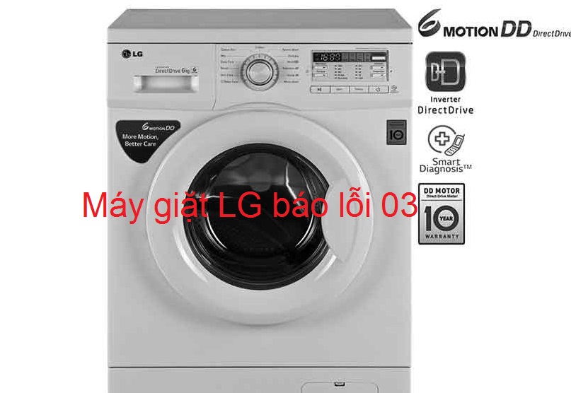 máy giặt lg báo lỗi 03