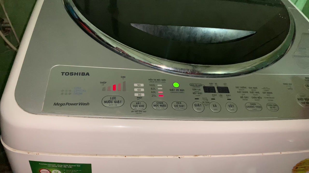 Máy giặt Toshiba báo lỗi E61, E62, E63, E65, E66 xử lý chỉ 30 phút