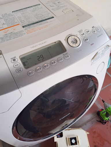 máy giặt toshiba báo lỗi EF2 