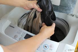 cách giặt áo da bằng máy giặt