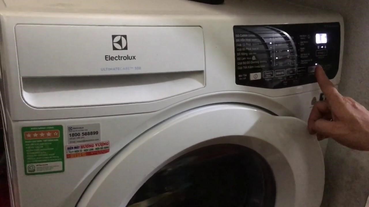 cách tắt chế độ khóa trẻ em máy giặt electrolux