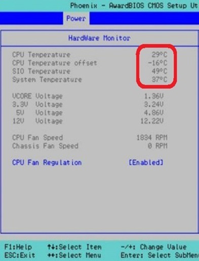 Cách kiểm tra nhiệt độ CPU không cần phần mềm thông qua BIOS
