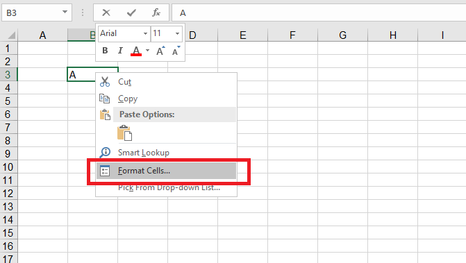 cách viết số mũ trên Excel