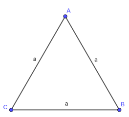 công thức tính diện tích tam giác đều