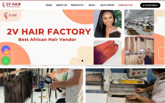 Khách hàng Châu Phi lựa chọn 2V Hair vì chất lượng sản phẩm tuyệt vời và giá cả cạnh tranh